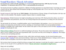 Tablet Screenshot of kayak-adventure.net